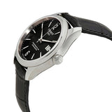Tissot Ballade Powermatic 80 Cosc Black Dial Black Leather Strap Watch For Men - T108.408.16.057.00