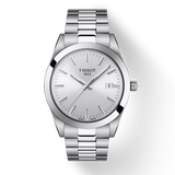 Tissot Gentleman Silver Dial Silver Steel Strap Watch For Men - T127.410.11.031.00