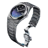 Tissot Powermatic 80 Automatic Gradient Blue Dial Silver Steel Strap Watch for Men - T137.407.11.051.01