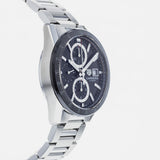 Tag Heuer Carrera Automatic Chronograph Black Dial Silver Steel Strap Watch for Men - CBM2110.BA0651