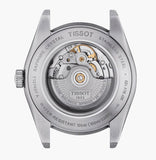 Tissot Gentleman Powermatic 80 Silicium Black Dial Brown Leather Strap Watch For Men - T127.407.16.051.01