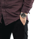Tag Heuer Aquaracer Calibre 16 Day-Date Black Dial Silver Steel Strap Watch for Men - CAY211A.BA0927