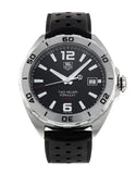 Tag Heuer Formula 1 Automatic Black Dial Black Rubber Strap Watch for Men - WAZ2113.FT8023