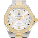 Tag Heuer Aquaracer Silver Dial Two Tone Steel Strap Watch for Women - WBD1120.BB0930