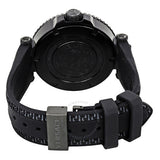 Versace V-Race Diver Black Dial Black Rubber Strap Watch for Men - VAB050016