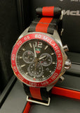 Tag Heuer Formula 1 McLaren Limited Edition Chronograph Black Dial Two Tone NATO Strap Watch for Men - CAZ1112.FC8188