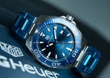 Tag Heuer Aquaracer Blue Dial Watch for Men - WAY101C.BA0746