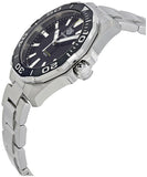 Tag Heuer Aquaracer Black Dial Silver Steel Strap Watch for Men - WAY111A.BA0928