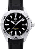 Tag Heuer Aquaracer Quartz Black Dial Black Rubber Strap Watch for Men -  WBD1110.FT8021