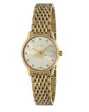 Gucci G Timeless Mother of Pearl Dial Gold Steel Strap Watch For Women - YA1265021