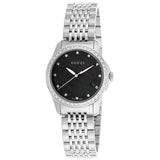 Gucci G Timeless Black Mother of Pearl Diamonds 38mm Watch For Women - YA126509