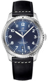 Breitling Navitimer 8 Automatic 41mm Blue Dial Black Leather Strap Mens Watch - A1731410