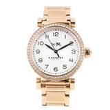 Coach Madison White Dial Rose Gold Steel Strap Watch for Women - 14502398