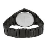 Armani Exchange Nico Analog Black Dial Black Steel Strap Watch For Men - AX7102