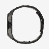 Armani Exchange Hampton Chronograph Black Dial Black Steel Strap Watch For Men - AX2413