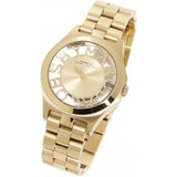 Marc Jacobs Henry Gold Dial Gold Steel Strap Watch for Women - MBM3292