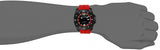 Tommy Hilfiger Windsurf Black Dial Red Rubber Strap Watch for Men - 1791112