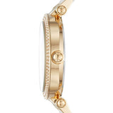 Michael Kors Parker Mother of Pearl Dial Two Tone Steel Strap Watch for Women - MK6400