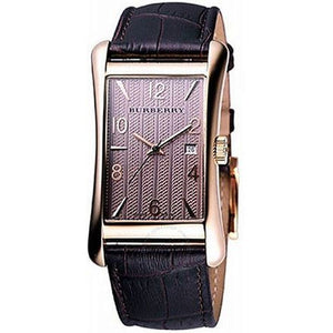 Burberry Heritage Brown Dial Brown Leather Strap Watch for Men - BU3000