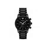 Emporio Armani Luigi Chronograph Black Dial Black Stainless Steel Watch For Men - AR1507