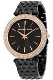 Michael Kors Darci Black Dial Black Steel Strap Watch for Women - MK3407