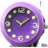 Marc Jacobs Pelly Purple Dial Purple Silicone Strap Watch for Women - MBM2505
