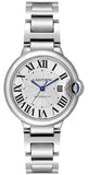 Cartier Ballon Bleu De Cartier Silver Dial Silver Steel Strap Watch for Women - WSBB0044