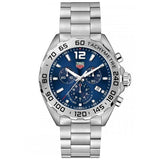 Tag Heuer Formula 1 Chronograph Blue Dial Silver Steel Strap Watch for Men - CAZ101K.BA0842