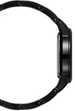 Daniel Wellington Iconic Link Ceramic Black Dial Black Steel Strap Watch For Women - DW00100414
