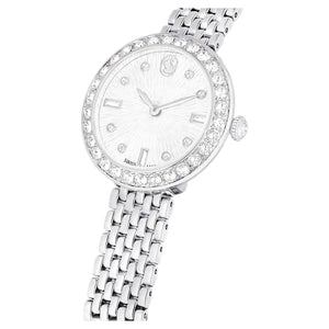 Swarovski Certa Crystals Silver Dial Silver Steel Strap Watch for Women - 5673022