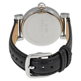 Coach Madison White Dial Black Leather Strap Watch for Women - 14502399