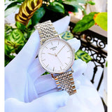 Tissot T Classic Everytime Large White Dial Silver Steel Strap Watch for Men - T109.610.11.031.00