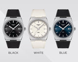 Tissot PRX Black Dial Black Rubber Strap Watch For Men - T137.410.17.051.00
