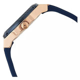 Guess Zena Blue Dial Blue Silicone Strap Watch For Women - W1094L2