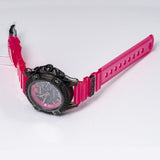 Versace Icon Active Chronograph Black Dial Pink Rubber Strap Watch For Men - VEZ700221