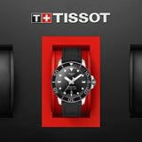 Tissot Seastar 1000 Powermatic 80 Black Dial Black Nylon Strap Watch For Men - T120.407.17.051.00