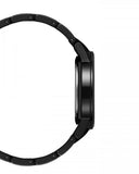 Daniel Wellington Iconic Link Ceramic Black Dial Black Steel Strap Watch For Women - DW00100414