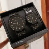 Marc Jacobs Baker Black Dial Black Steel Strap Watch for Women - MBM3425