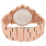 Guess Confetti Pink Dial Rose Gold Steel Strap Watch For Women - W0774L3