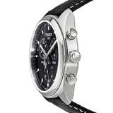 Tissot PR 100 Chronograph Black Dial Black Leather Strap Watch For Men - T101.417.16.051.00