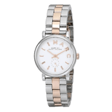 Marc Jacobs Baker White Dial Two Tone Steel Strap Watch for Women - MBM3331