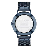 Coach Charles Blue Dial Blue Mesh Bracelet Watch for Men - 14602146