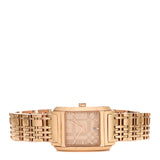 Burberry Nova Check Quartz Rose Gold Dial Rose Gold Steel Strap Watch for Women - BU1578