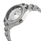 Marc Jacobs Henry Transparent Silver Dial Silver Steel Strap Watch for Women - MBM3337