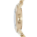 Marc Jacobs Amy Blue Dial Gold Steel Strap Watch for Women - MBM3303
