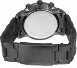 Fossil Goodwin Chrono Analog Black Dial Grey Steel Strap Watch for Men - FS5518