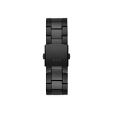 Guess Edge Chronograph Black Dial Black Steel Strap Watch For Men - GW0539G3