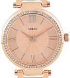 Guess Soho Rose Gold Dial Stainless Steel Watch For Women - W0638L4