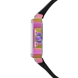 Guess Libra Black Dial Black Silicone Strap Watch For Women - GW0618L3
