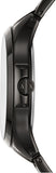 Armani Exchange Hampton Chronograph Black Dial Black Steel Strap Watch For Men - AX2413